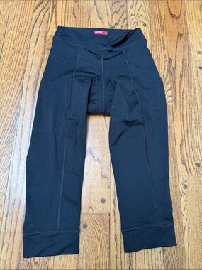 Terry sz M  Women's Black Padded Cycling Bike Tights Capris